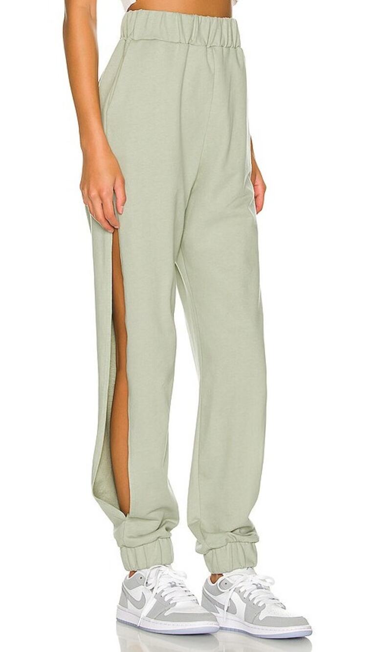 Lover + Friends Tristan Joggers Womens XS Sage Green Cut-Out Lounge Athleisure